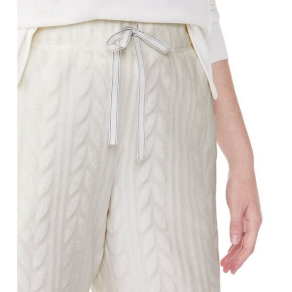 Joyspun Women's Joggers Size 2X Cream Plush Fleece Sleep Athleisure Pockets NWT - Picture 4 of 13